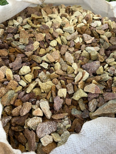 Златолит персиковый декоративная каменная крошка купить в Азнакаево