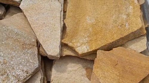 Плитняк златолит жёлтый для цоколя купить в Азнакаево