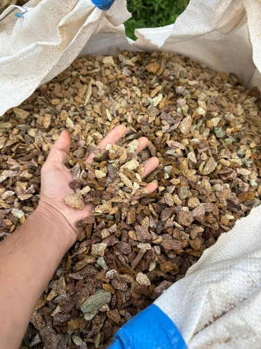 Златолит персиковый декоративная каменная крошка купить в Азнакаево