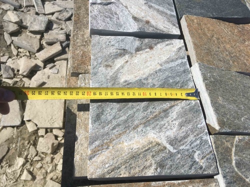 Плитка пилёная златолит Уральский для цоколя, отмостки купить в Азнакаево