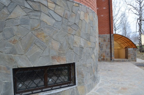 Плитняк златолит Уральский  для фасада купить в Азнакаево